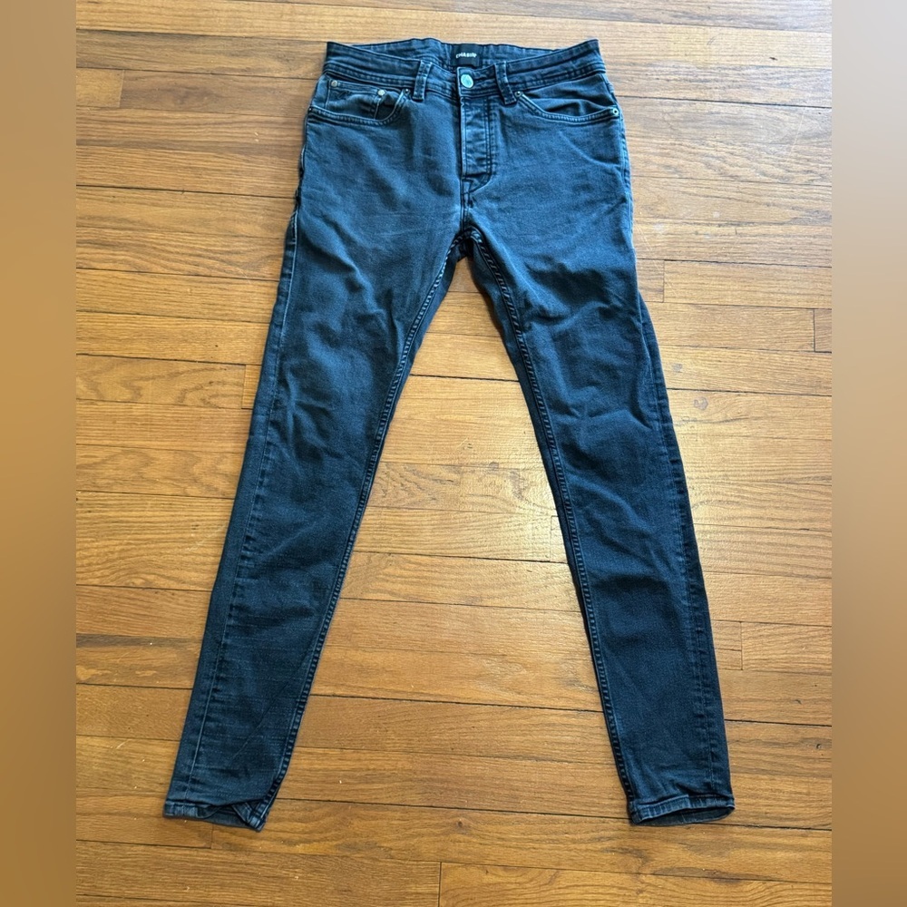 CHASIN’ Ego Slim Black Stretch Skinny Jeans Men’s 30x32